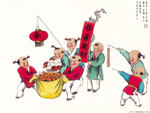 Chinese painting: kids 5